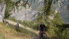 En abandonant la piste à Arbey, nous entrons immédiatement dans le vif du sujet : le single-track débute par un monstrueux coup de cul Evolene_Lac_Bleu_002.jpg