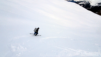 Avec la perte d'altitude, les rares secteurs encore à peu près skiables se font rares.