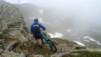 Mais ce ne sera finalement ni l'une ni l'autre qui nous inciteront à retourner sur nos pas, mais bien le pseudo chemin du versant aostien et sa totale inadaptation au bike. barasson_011