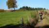 Une longue montée sur piste qui nous permet finalement d'émerger au soleil. corbion_16_002