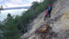 Je me souviens t'avoir vu passer ce tronçon sur le vélo. Mais ça, c'était avant (qu'il ne soit raviné). graechmatten_20_002